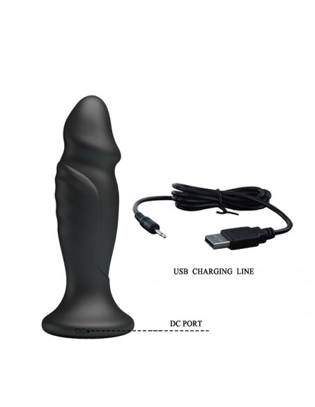 Korek analny wibrujący Mr Play - Powerfull Vibrating Anal Plug - Kulki i korki analne wibrujące - 6