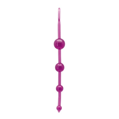 Koraliki analne Timeless Jelly 4 kulki 20 cm fioletowy - 1 2