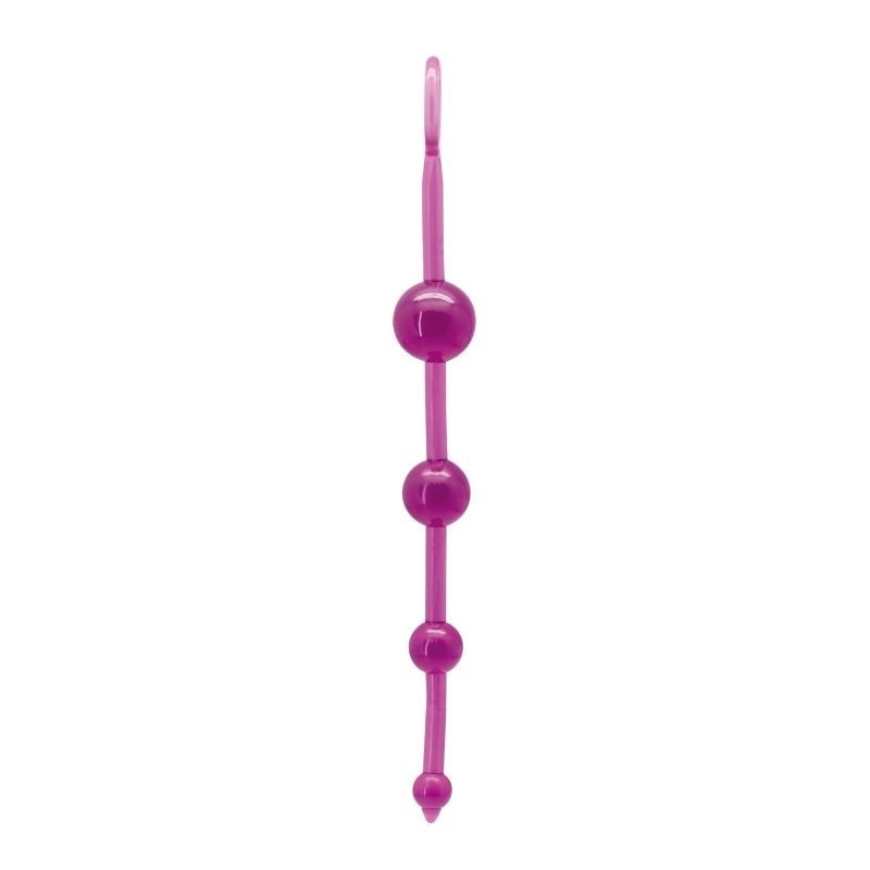 Koraliki analne Timeless Jelly 4 kulki 20 cm fioletowy - 2