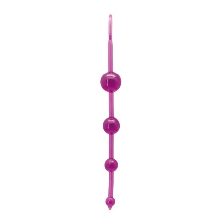 Koraliki analne Timeless Jelly 4 kulki 20 cm fioletowy - 2