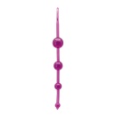 Koraliki analne Timeless Jelly 4 kulki 20 cm fioletowy - 2