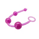 Koraliki analne Timeless Jelly 4 kulki 20 cm fioletowy - 3