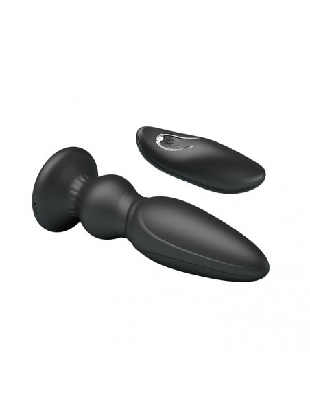 Korek analny wibrujący Mr Play - Powerfull Vibrating - Kulki i korki analne wibrujące - 2