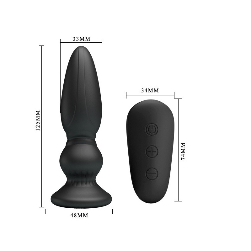 Masażer prostaty Powerful Vibrating 12,5 cm - 4