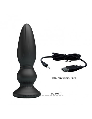 Korek analny wibrujący Mr Play - Powerfull Vibrating - Kulki i korki analne wibrujące - 6