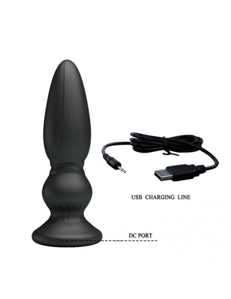 Korek analny wibrujący Mr Play - Powerfull Vibrating - Kulki i korki analne wibrujące - 6