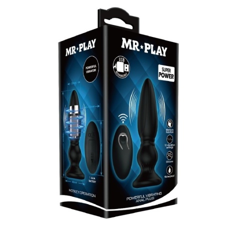 Masażer prostaty Powerful Vibrating 12,5 cm - 8
