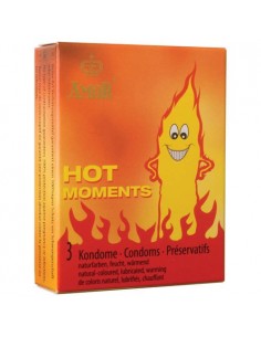 Prezerwatywy Amor HOT moments 3 szt. - Prezerwatywy klasyczne - 1