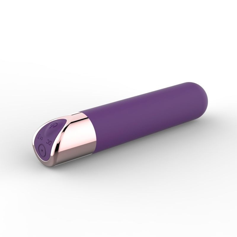 Mini wibrator Unforgettable Moments Toyz4Lovers 9 cm fioletowy - 5
