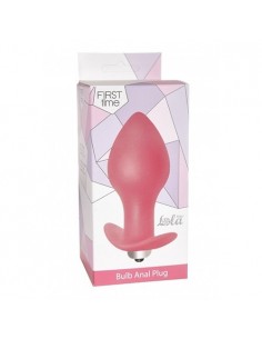 Korek analny wibrujący Anal Plug Bulb Anal Plug Pink - Kulki i korki analne wibrujące - 1 2