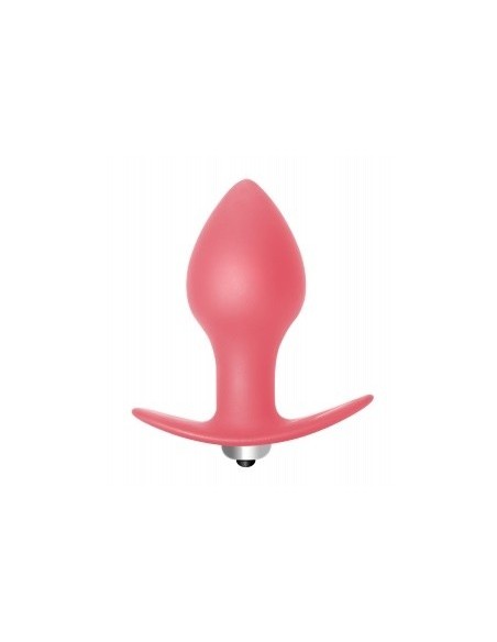 Korek analny wibrujący Anal Plug Bulb Anal Plug Pink - Kulki i korki analne wibrujące - 3