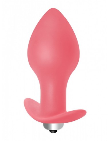 Korek analny wibrujący Anal Plug Bulb Anal Plug Pink - Kulki i korki analne wibrujące - 1