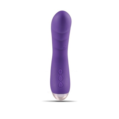 Wibrator punktu G Flex Com Curl silikonowy fioletowy 16 cm - 1