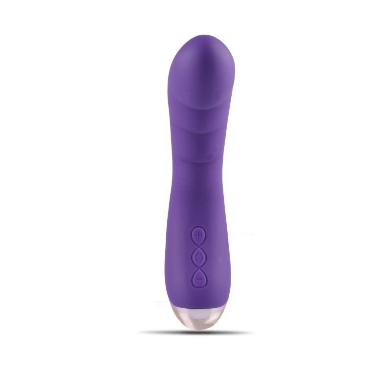 Wibrator punktu G Flex Com Curl silikonowy fioletowy 16 cm - 1