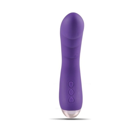 Wibrator punktu G Flex Com Curl silikonowy fioletowy 16 cm - 1