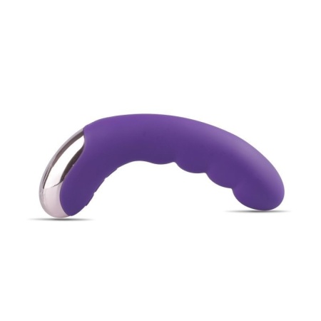 Wibrator punktu G Flex Com Curl silikonowy fioletowy 16 cm - 4