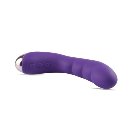 Wibrator punktu G Flex Com Curl silikonowy fioletowy 16 cm - 5