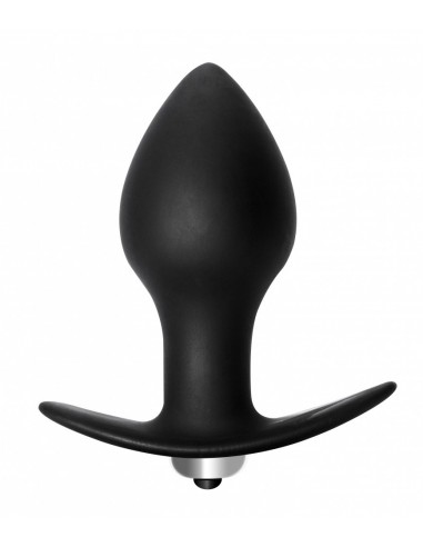 Korek analny wibrujący Anal Plug Bulb Anal Plug Black - Kulki i korki analne wibrujące - 3