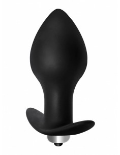 Korek analny wibrujący Anal Plug Bulb Anal Plug Black - Kulki i korki analne wibrujące - 1