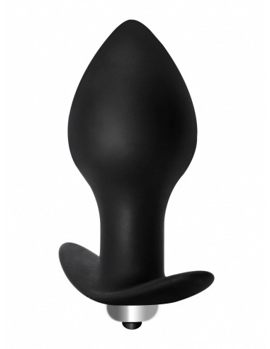 Korek analny wibrujący Anal Plug Bulb Anal Plug Black - Kulki i korki analne wibrujące - 1