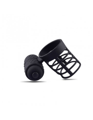 Pierścień na Penisa z wibracją Anello Fallico Rage Con Costrizione A Gabbia - Pierścienie erekcyjne wibrujące - 1