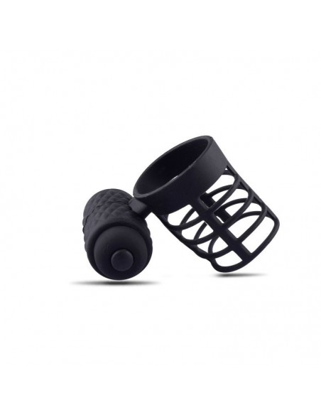 Pierścień na Penisa z wibracją Anello Fallico Rage Con Costrizione A Gabbia - Pierścienie erekcyjne wibrujące - 1