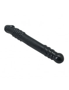 Małe podwójne dildo Toyz4Lovers NERO 25,4 cm Czarne - Dilda podwójne - 1 2