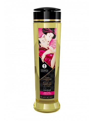 Olejek Do Masażu Shunga Massage Oil Amour Sweet Lotus 240 ml - Olejki i żele do masażu - 1