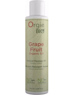 Wegański olejek do seksu Orgie Bio Grape Fruit 100 ml - Lubrykanty wegańskie, organiczne - 1