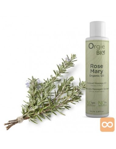 Wegański olejek do seksu Orgie Bio Rosemary 100 ml - Lubrykanty wegańskie, organiczne - 1
