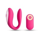 Wibrator dla Par Love Nest Różowy Silikonowy 10 cm - 1