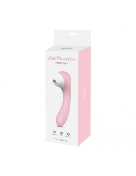 Stymulator łechtaczki Pink Obsession Toyz4Lovers - Stymulatory łechtaczki bezdotykowe - 4
