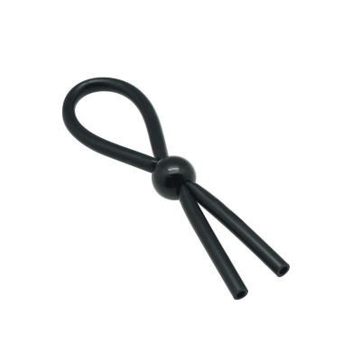Regulowany pierścień erekcyjny Timeless Pleasure Noose – średnica 3–5,5 cm, czarny - 1