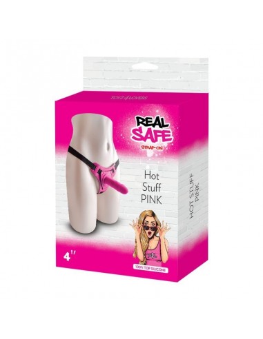 Strapon Cintura Regolabile Strap-On Pink Con Fallo Realistico - Strap-ony, dilda na pasku bez wibracji - 7