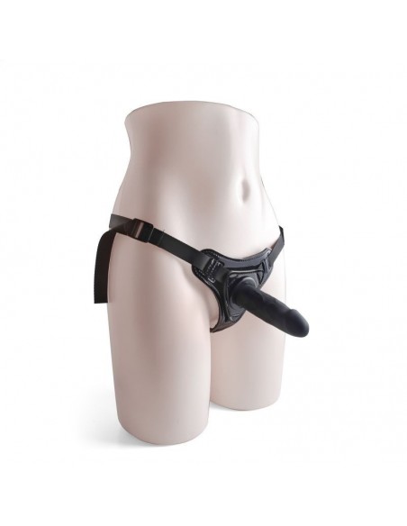 Strapon Cintura Strap-On Con Fallo Realistico Black Toyz4Lovers - Strap-ony, dilda na pasku bez wibracji - 1