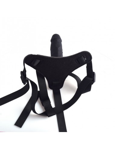 Strapon Cintura Strap-On Con Fallo Realistico Black Toyz4Lovers - Strap-ony, dilda na pasku bez wibracji - 2
