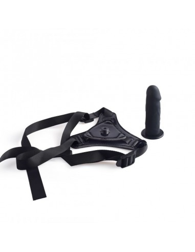 Strapon Cintura Strap-On Con Fallo Realistico Black Toyz4Lovers - Strap-ony, dilda na pasku bez wibracji - 5