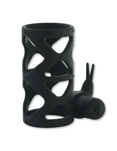 Nakładka Na Penisa  Anello Fallico Timeless Slender Vibring Nero - Przedłużki i nakładki na penisa - 1