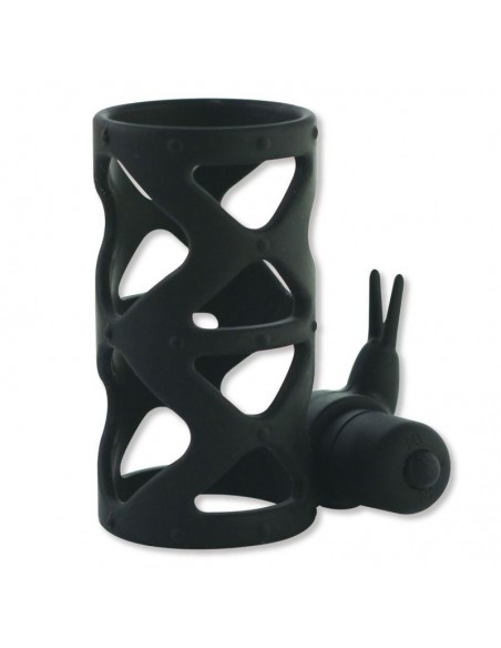 Nakładka Na Penisa  Anello Fallico Timeless Slender Vibring Nero - Przedłużki i nakładki na penisa - 1