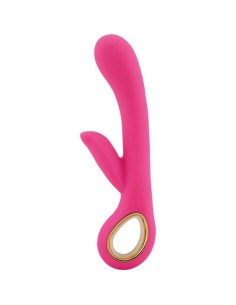 Masażer punktu G Vibratore rabbit handy handle petal grip Pink - Wibratory Króliczki - 1