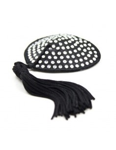 Naklejki na sutki Heart Shine Nipples Tassels (Argento) - Klamry i klipsy na sutki - 1 2