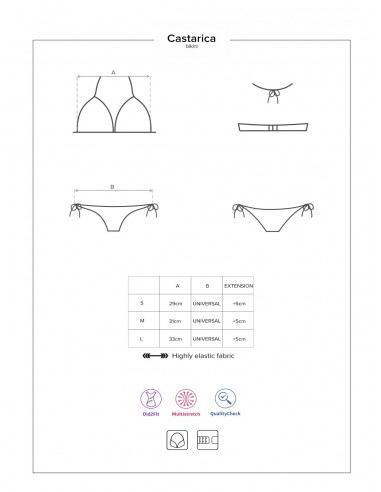 Strój kąpielowy Costarica Niebieski M - Stroje kąpielowe - 5