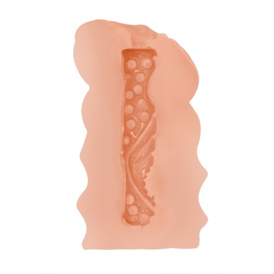 Masturbator Lola Toys Satisfaction School Mistress - relief wewnętrzny, pierścień wibracyjny, długość 10,5 cm - 1 2