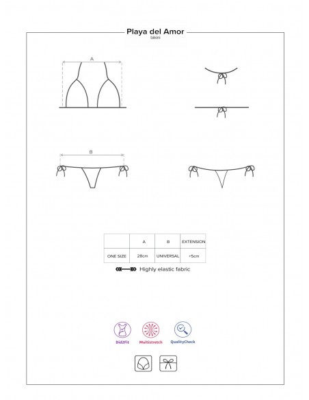 Strój kąpielowy Playa Del Amor O/S - Stroje kąpielowe - 5
