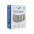 Nakładki na penisa Stymulator-Penis Sleeve Set - zestaw 6 elastycznych rękawów TPE, długość 4 cm, średnica 1,5-6 cm - 4