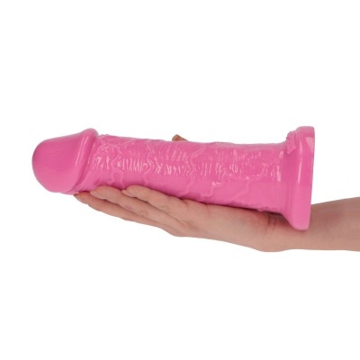 Dildo Italian Cock 8,5 cala (22 cm) różowy z przyssawką - 1