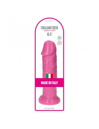 Dildo Italian Cock 8,5" Pink - Dilda realistyczne - 2
