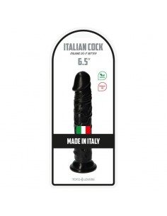 Dildo Italian Cock 6,5" Black - Dilda realistyczne - 1 2