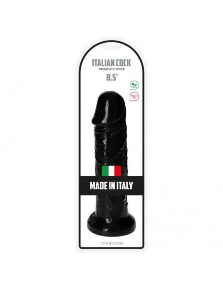 Dildo Italian Cock 8,5" Black - Dilda realistyczne - 2