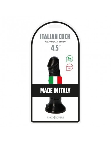 Dildo Italian Cock 4,5" Black - Dilda realistyczne - 6